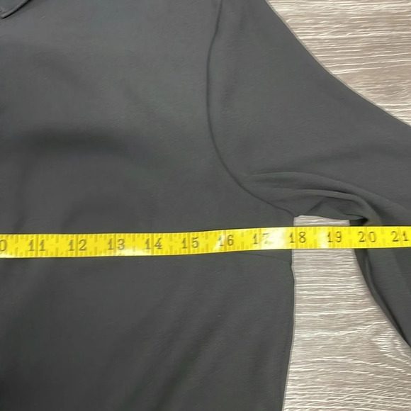 Banana Republic Long Sleeve Black Collared Shirt Dress 4P - Picture 9 of 16